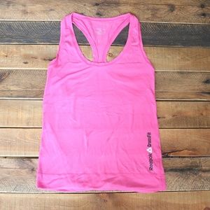 Reebok Crossfit pink athletic tank size XS